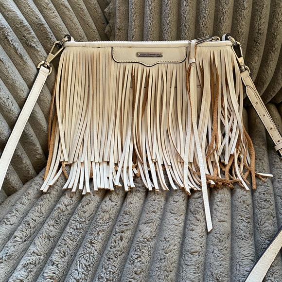 Rebecca Minkoff leather fringe purse - Picture 3 of 13